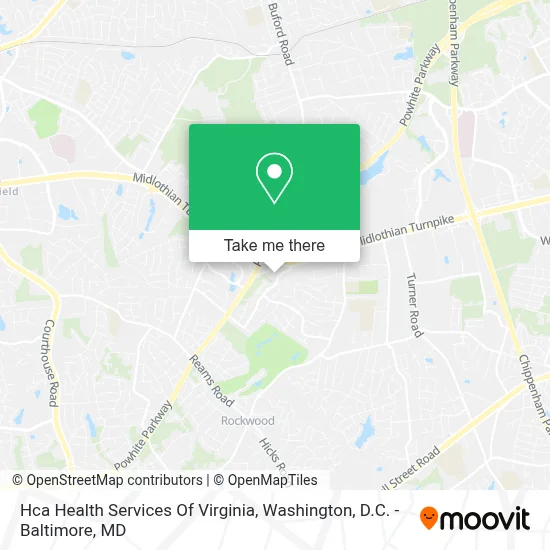 Hca Health Services Of Virginia map