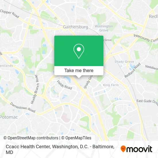 Ccacc Health Center map