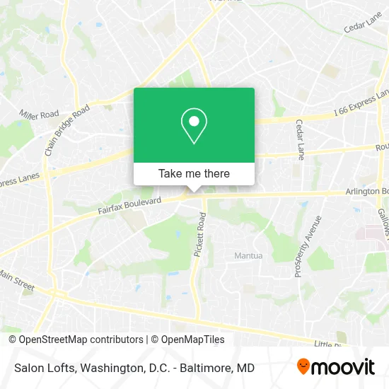 Salon Lofts map