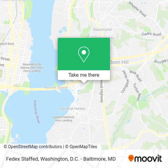 Fedex Staffed map