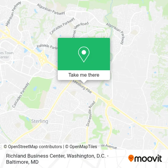 Richland Business Center map
