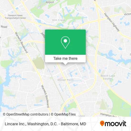 Lincare Inc. map