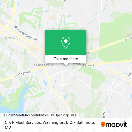 C & P Fleet Services map