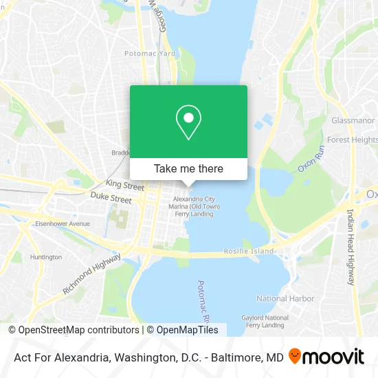 Act For Alexandria map