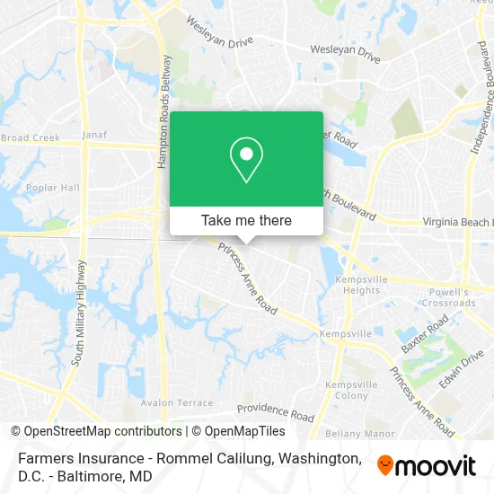 Farmers Insurance - Rommel Calilung map
