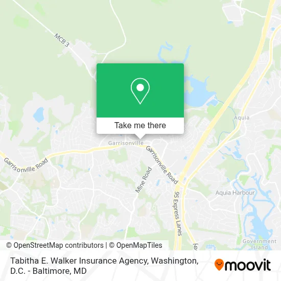 Tabitha E. Walker Insurance Agency map