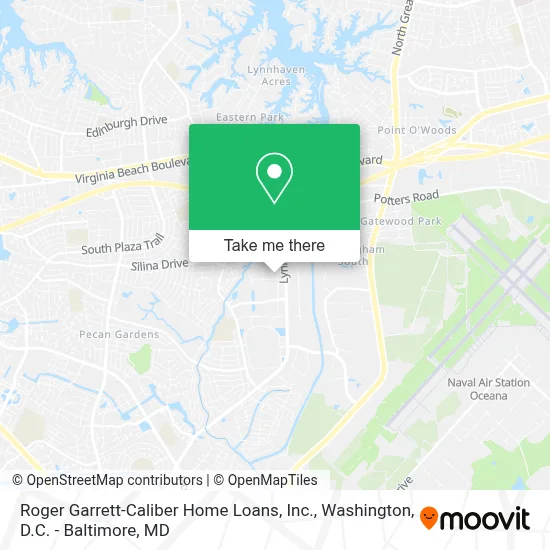 Roger Garrett-Caliber Home Loans, Inc. map