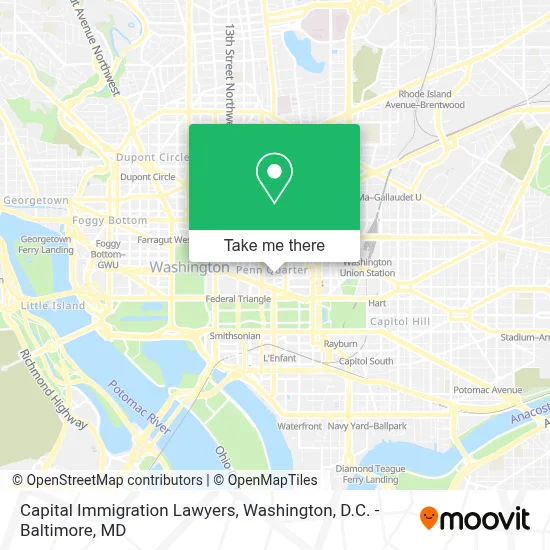 Capital Immigration Lawyers map