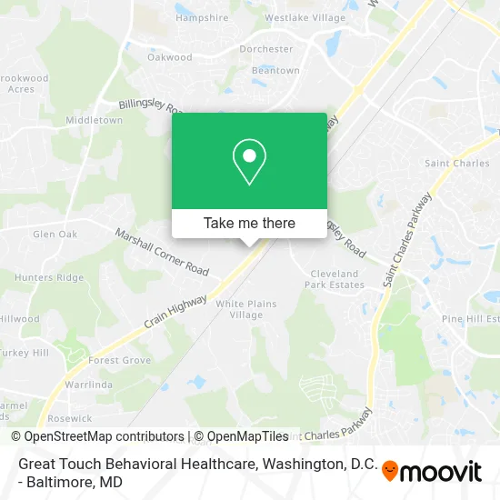 Great Touch Behavioral Healthcare map