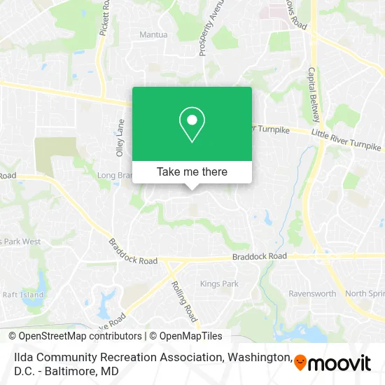 Ilda Community Recreation Association map