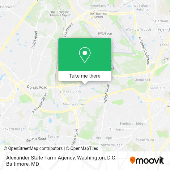 Alexander State Farm Agency map