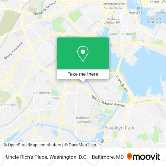 Uncle Rich's Place map