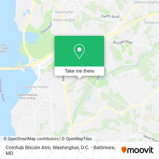 Coinhub Bitcoin Atm map