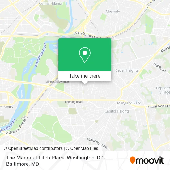 The Manor at Fitch Place map