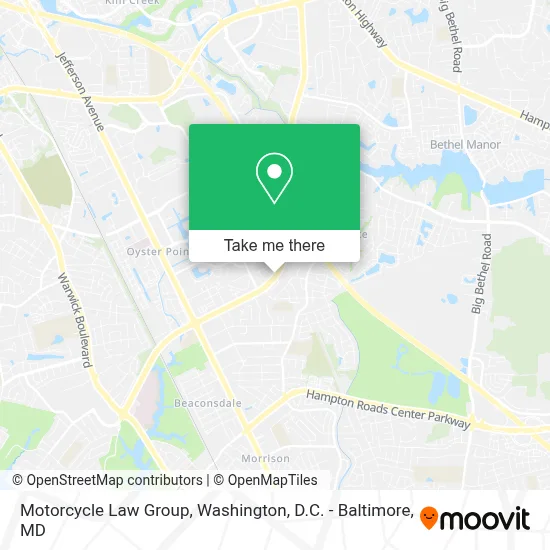 Motorcycle Law Group map