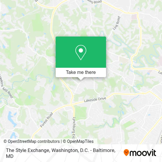 The Style Exchange map