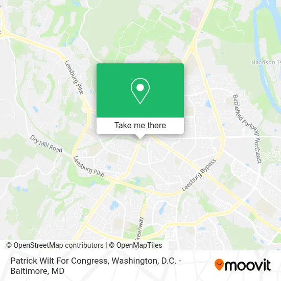 Patrick Wilt For Congress map