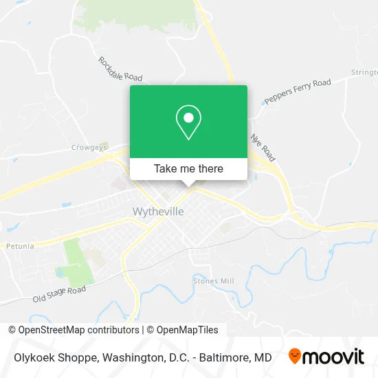 Olykoek Shoppe map