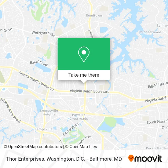 Thor Enterprises map