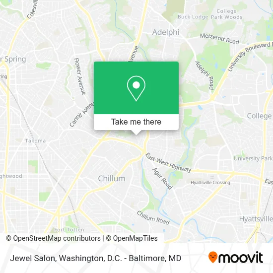Jewel Salon map