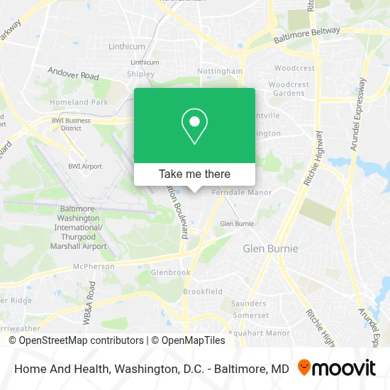 Home And Health map