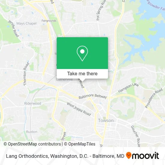 Lang Orthodontics map