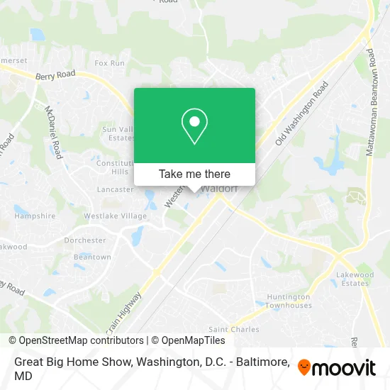 Great Big Home Show map