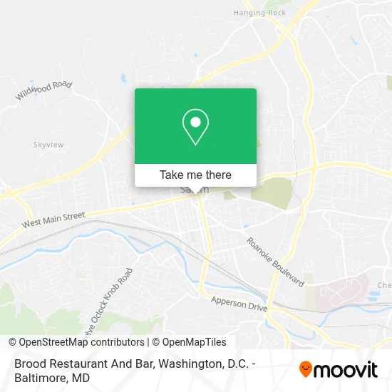 Brood Restaurant And Bar map