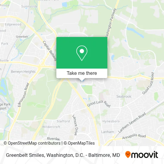 Greenbelt Smiles map