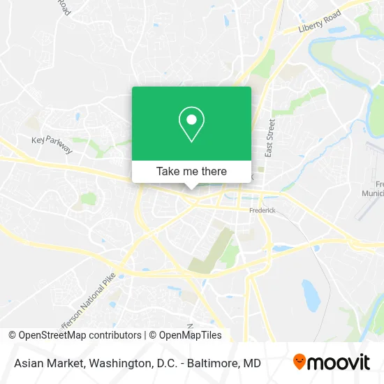 Asian Market map
