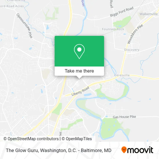 The Glow Guru map