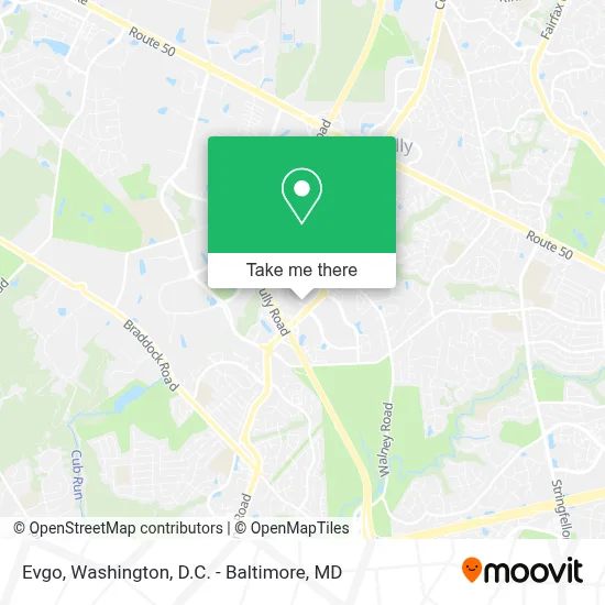 Evgo map