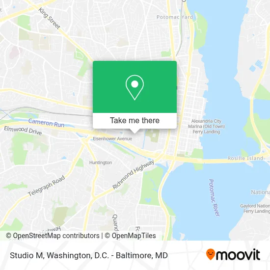 Studio M map