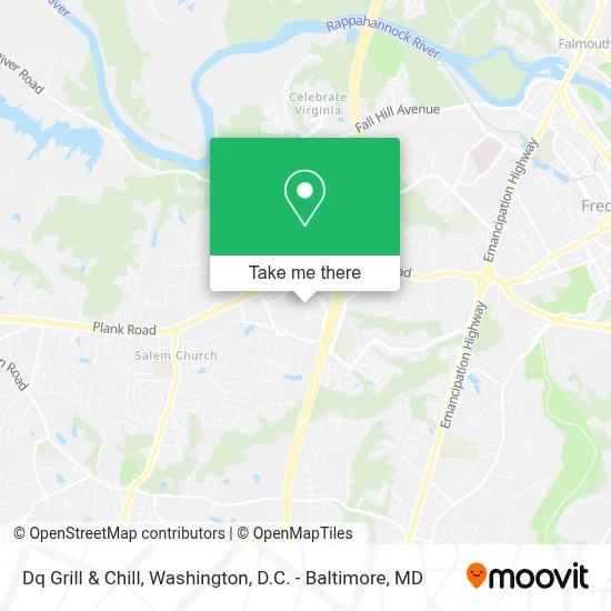 Dq Grill & Chill map