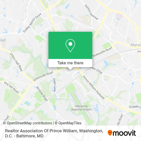 Realtor Association Of Prince William map