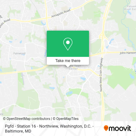 Pgfd - Station 16 - Northview map