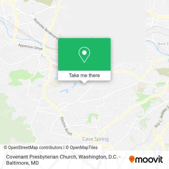 Covenant Presbyterian Church map