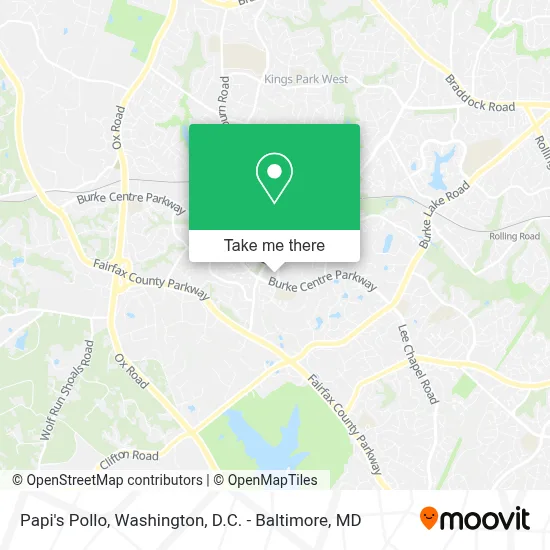 Papi's Pollo map