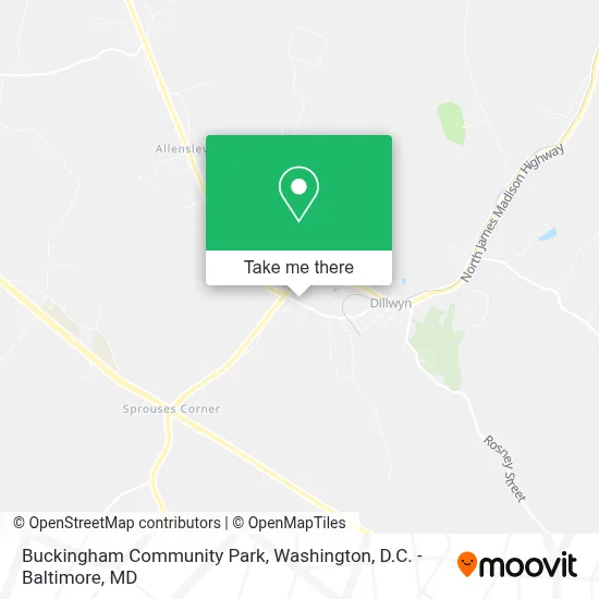 Buckingham Community Park map