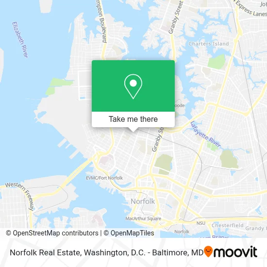 Norfolk Real Estate map