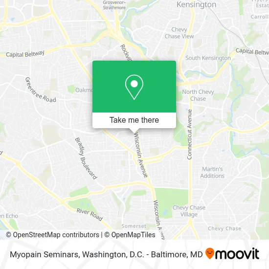 Myopain Seminars map