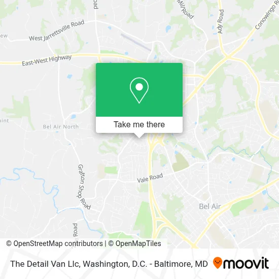 The Detail Van Llc map