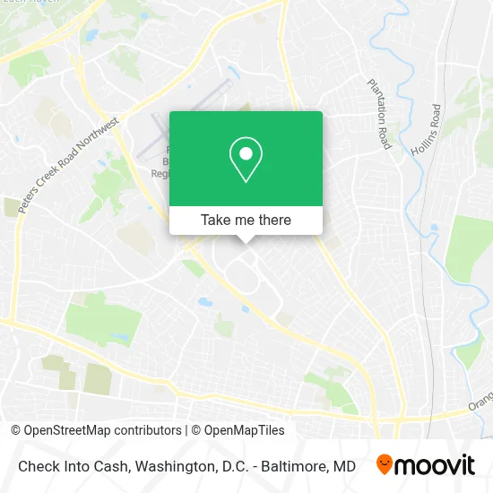 Check Into Cash map