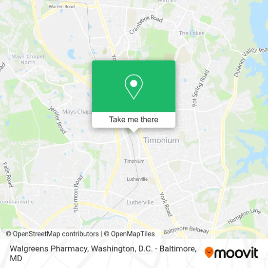 Walgreens Pharmacy map