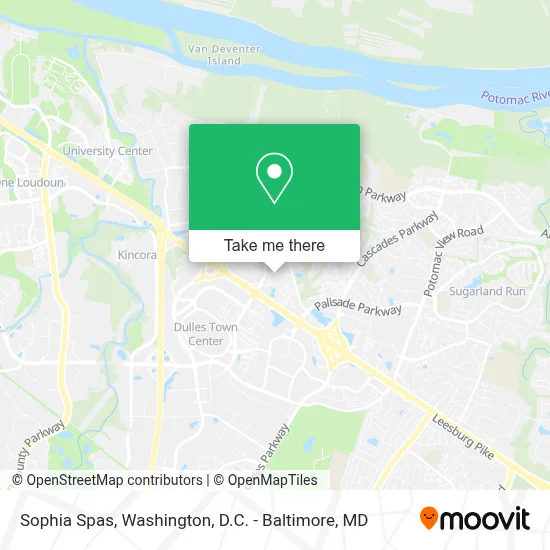 Sophia Spas map