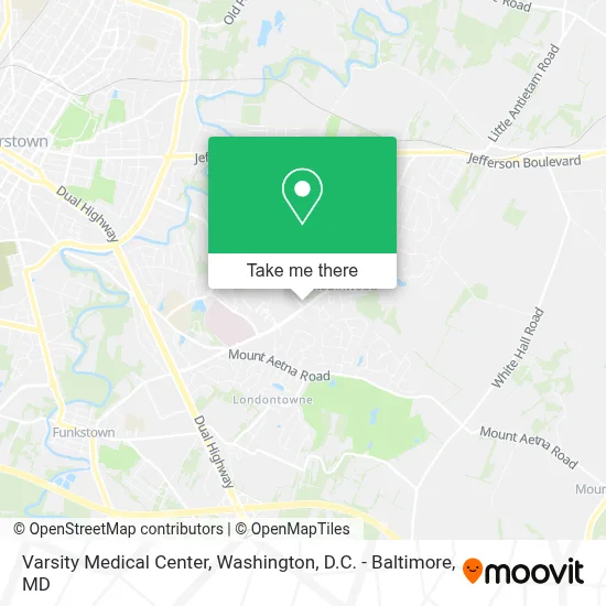 Varsity Medical Center map