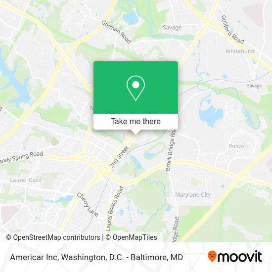 Americar Inc map
