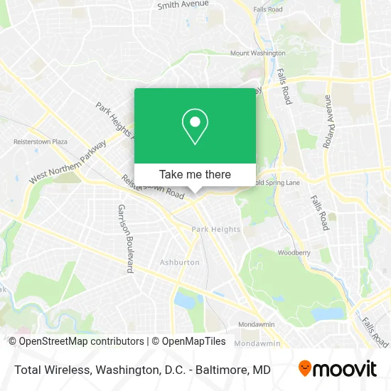 Total Wireless map