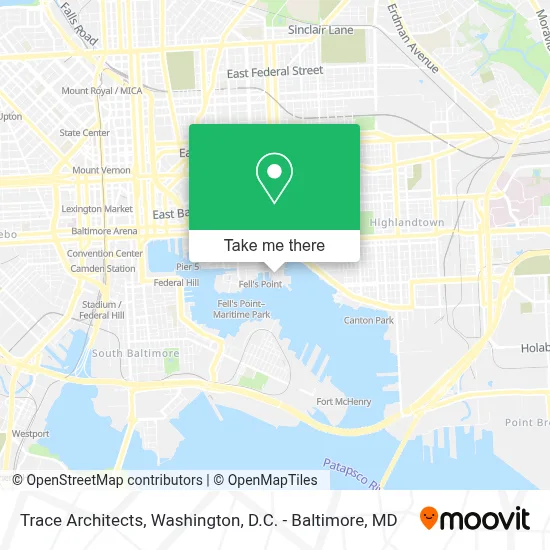 Trace Architects map