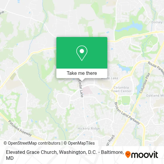 Elevated Grace Church map